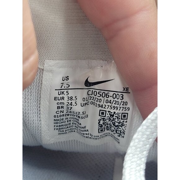 Nike Women's Air Zoom Pegasus 37 CJ0506 100 - White / Black Women's Size 7.5 - Picture 11 of 11